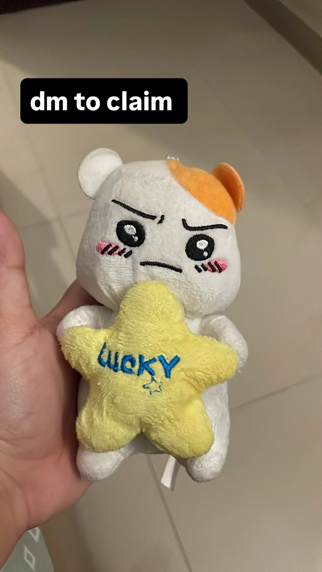 Ebichu Plush Charm Sanrio collectible product photo